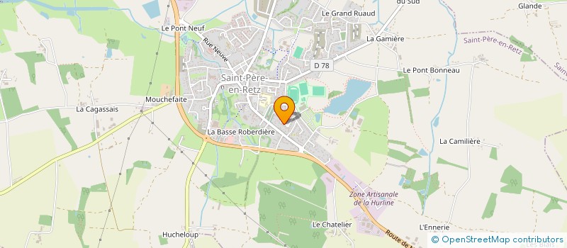 localisation de l'entreprise FONCIERE BOUYER JM  SAINTE PAZANNE