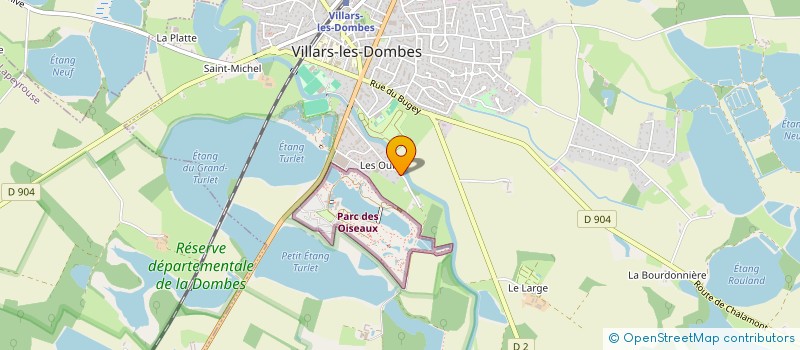 localisation de l'entreprise FONCIERE BREVET SCI à VILLARS-LES-DOMBES