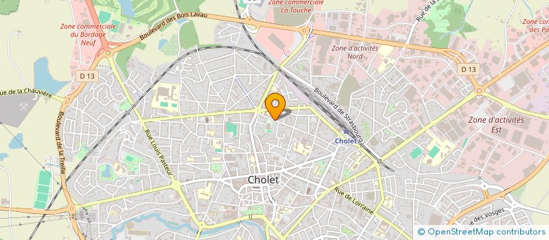 localisation de l'entreprise FONCIERE BUFFARD 993 à CHOLET