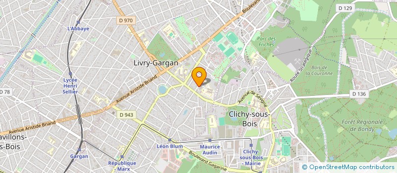 localisation de l'entreprise FONCIERE C S à LIVRY-GARGAN
