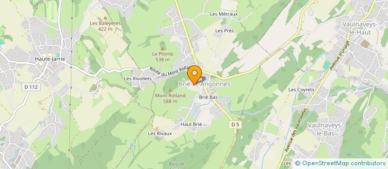 localisation de l'entreprise FONCIERE CAILLAT à BRESSON