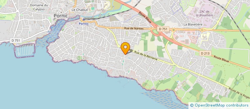 localisation de l'entreprise FONCIERE CALYPSO  PORNIC