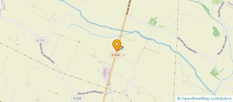 localisation de l'entreprise FONCIERE CANUEL  CASTELNAUDARY