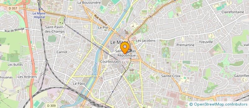 localisation de l'entreprise FONCIERE CENOMANE  LE MANS