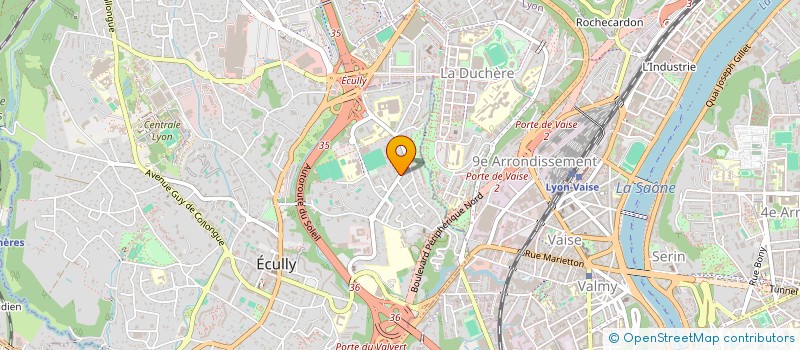 localisation de l'entreprise FONCIERE CENT SIX  ECULLY