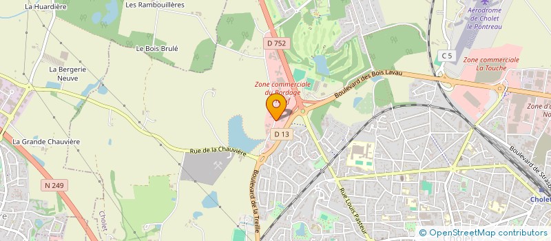 localisation de l'entreprise FONCIERE CENTRE OUEST TROIS  CHOLET