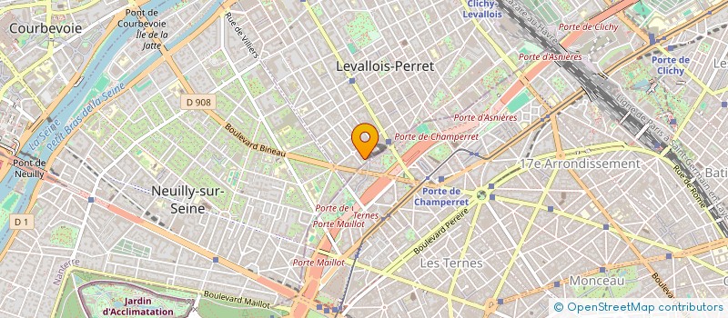localisation de l'entreprise FONCIERE CHAPTAL à LEVALLOIS-PERRET