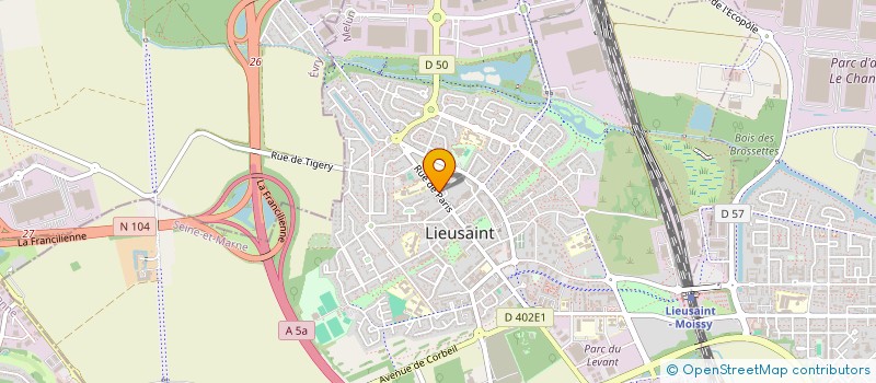 localisation de l'entreprise FONCIERE CHENG  BUSSY-SAINT-GEORGES