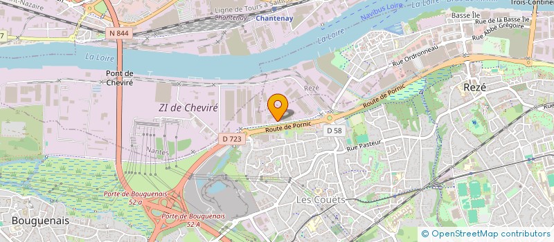 localisation de l'entreprise FONCIERE CHEVIRE à BOUGUENAIS