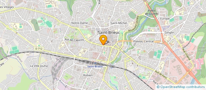 localisation de l'entreprise FONCIERE CIB à SAINT-BRIEUC