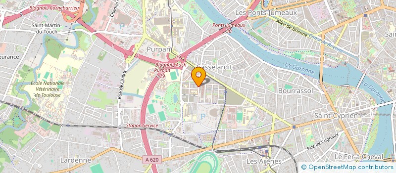 localisation de l'entreprise FONCIERE CITOYENNE DE LA CARTOUCHERIE à TOULOUSE