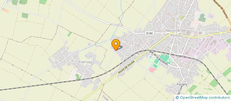 localisation de l'entreprise FONCIERE CLEME  NEUVILLE-DE-POITOU