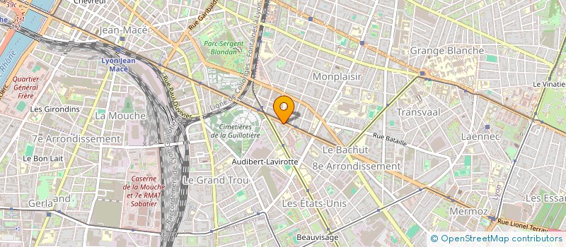 localisation de l'entreprise FONCIERE CMC  GENAS