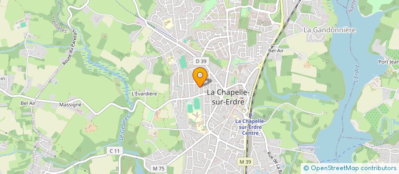 localisation de l'entreprise FONCIERE COBALT  LA CHAPELLE-SUR-ERDRE