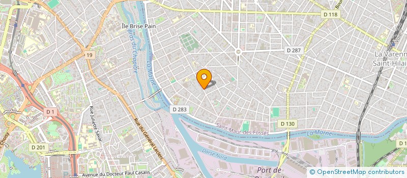 localisation de l'entreprise FONCIERE COELHO à SAINT-MAUR-DES-FOSSES