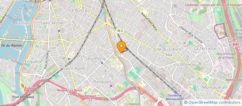 localisation de l'entreprise FONCIERE COEUR 2 VILLE à TOULOUSE