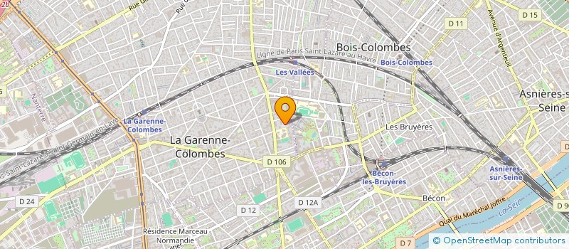 localisation de l'entreprise FONCIERE CONCEPT IMMOBILIER à LA GARENNE-COLOMBES