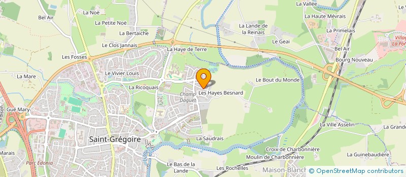 localisation de l'entreprise FONCIERE CONTI  SAINT-GREGOIRE