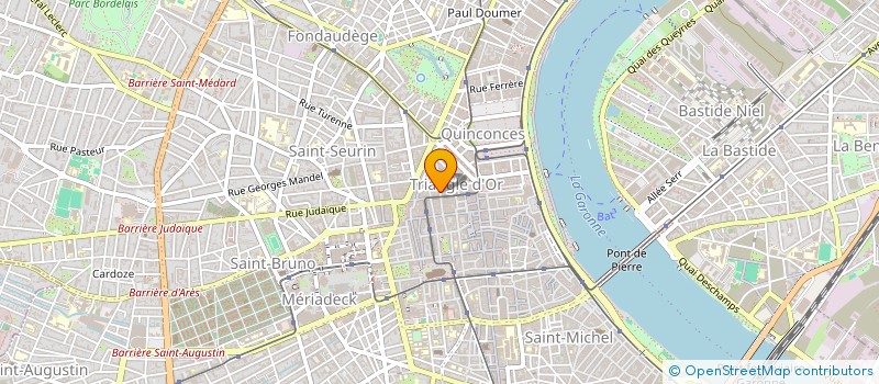 localisation de l'entreprise FONCIERE CREON LA SAUVE  BORDEAUX