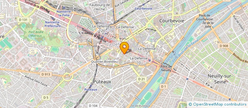 localisation de l'entreprise FONCIERE CRONOS  PUTEAUX