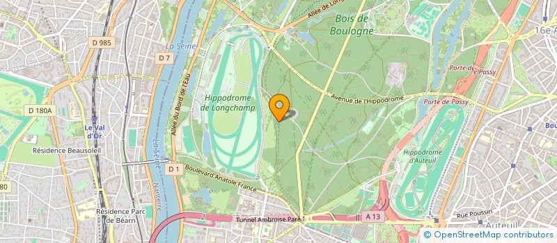 localisation de l'entreprise FONCIERE D'ARGENSON à PARIS