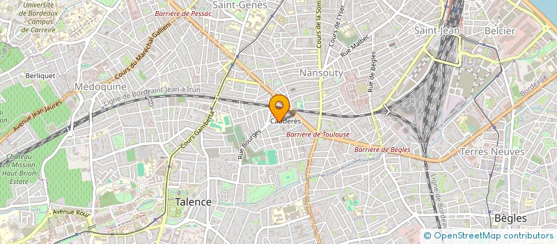 localisation de l'entreprise FONCIERE D'ARMAGNAC  TALENCE