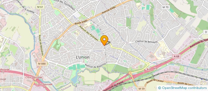 localisation de l'entreprise FONCIERE D'ASPIN à L'UNION
