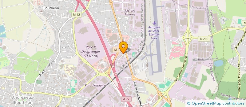 localisation de l'entreprise FONCIERE D'ENTREPRISE  ANDREZIEUX-BOUTHEON