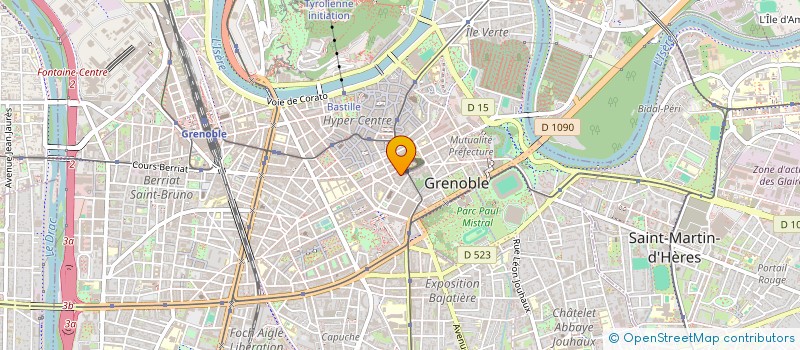 localisation de l'entreprise FONCIERE D'INVESTISSEMENTS ET DE PARTICIPATIONS (F.I.P.) à GRENOBLE