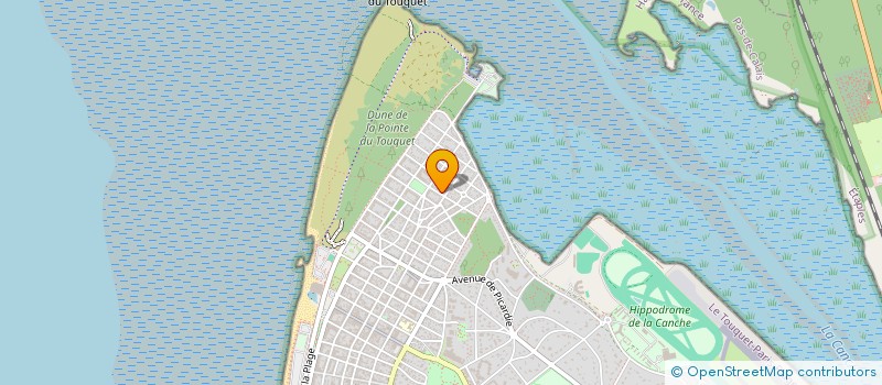 localisation de l'entreprise FONCIERE DANES MOIRET à LE TOUQUET-PARIS-PLAGE