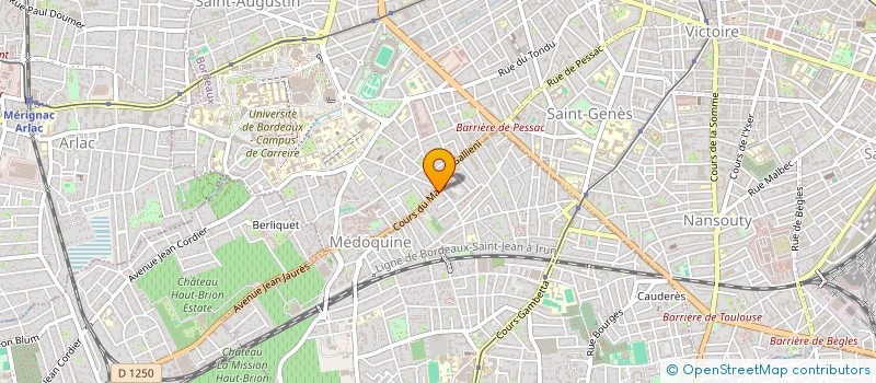 localisation de l'entreprise FONCIERE DANNA  TALENCE