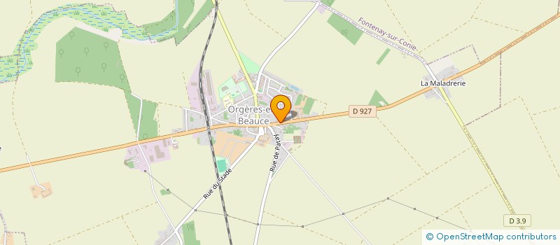 localisation de l'entreprise FONCIERE DE BEUKELAER à ORGERES-EN-BEAUCE