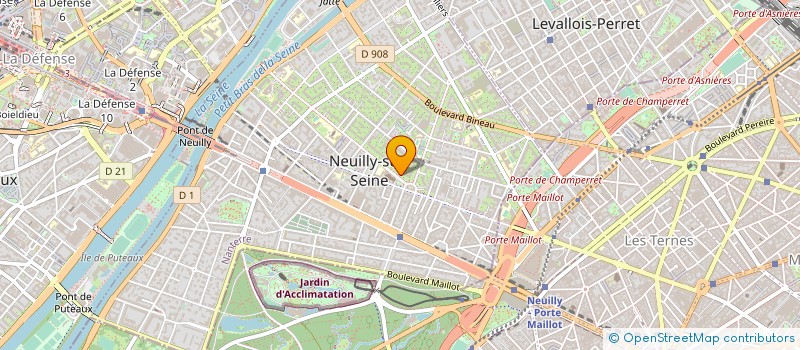 localisation de l'entreprise FONCIERE DE BRETEUIL à NEUILLY-SUR-SEINE