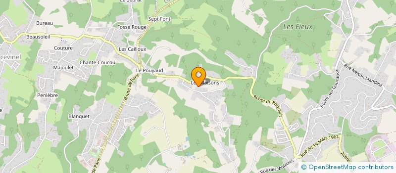 localisation de l'entreprise FONCIERE DE CASTEYRA  TRELISSAC