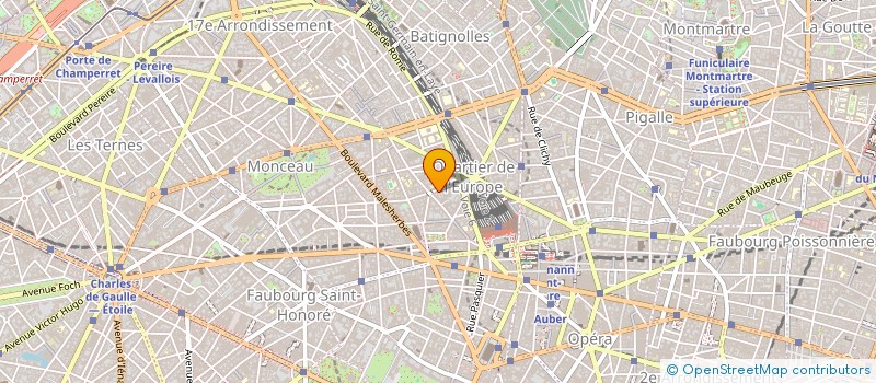 localisation de l'entreprise FONCIERE DE CAUMONT  PARIS