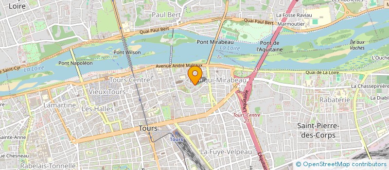 localisation de l'entreprise FONCIERE DE FAVREUSE  TOURS