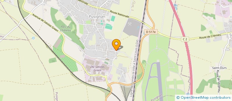 localisation de l'entreprise FONCIERE DE FRANCE ET D'OUTRE-MER  PUSIGNAN