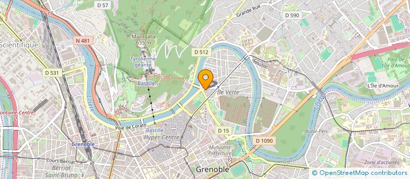 localisation de l'entreprise FONCIERE DE GONVEAU  GRENOBLE