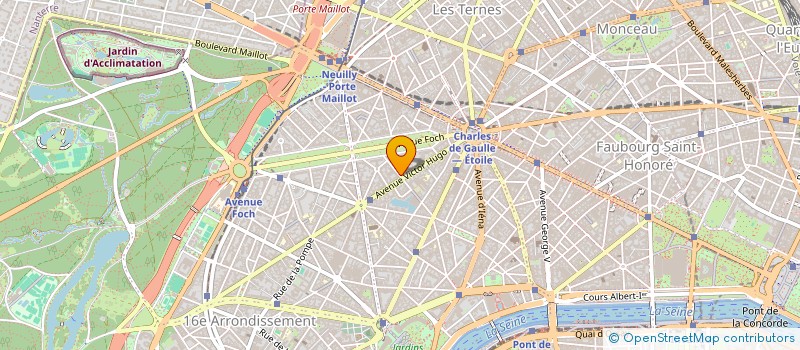 localisation de l'entreprise FONCIERE DE GRAINVILLE  PARIS