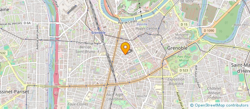 localisation de l'entreprise FONCIERE DE L'ARLY  GRENOBLE