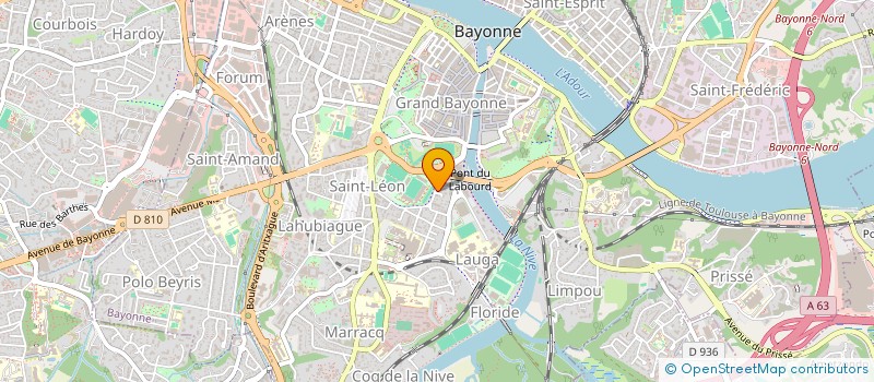 localisation de l'entreprise FONCIERE DE L'AVENIR à BAYONNE