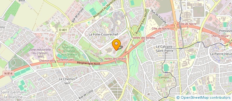 localisation de l'entreprise FONCIERE DE L'ESPLANADE à CAEN