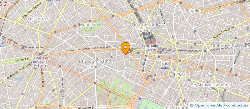 localisation de l'entreprise FONCIERE DE L'ETOILE  PARIS 8