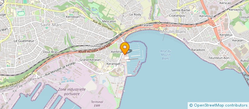 localisation de l'entreprise FONCIERE DE L'IROISE à BREST