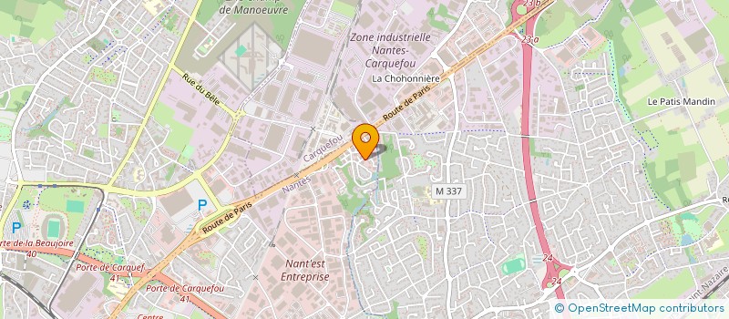 localisation de l'entreprise FONCIERE DE L'OUEST à NANTES