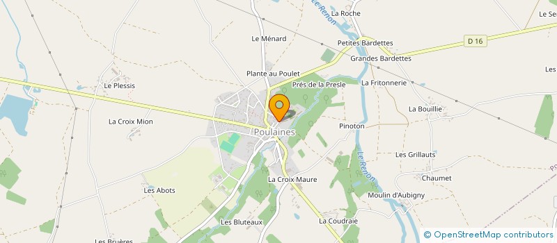localisation de l'entreprise FONCIERE DE LA BEAUNE à POULAINES