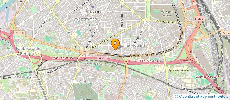 localisation de l'entreprise FONCIERE DE LA CATHO DE LILLE à LILLE