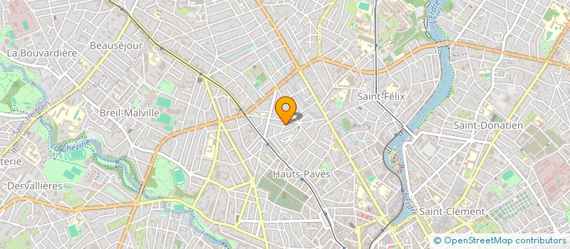 localisation de l'entreprise FONCIERE DE LA ROSE  NANTES