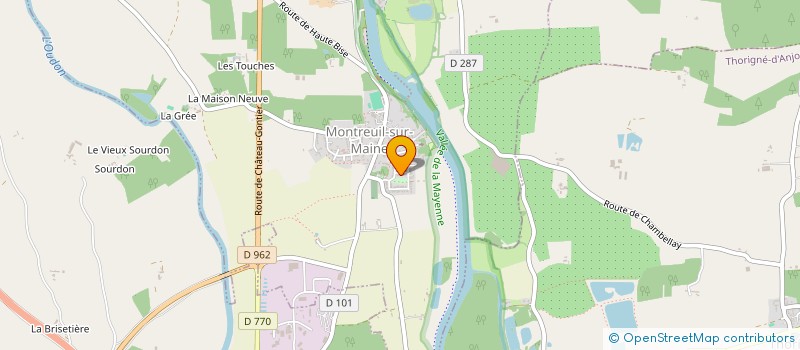 localisation de l'entreprise FONCIERE DE LA SABLONNIERE  LONGUENEE-EN-ANJOU