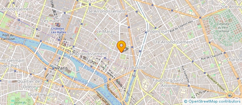 localisation de l'entreprise FONCIERE DE LA SEINE  PARIS